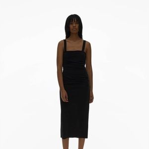 Helmut Lang - Womens Crepe Twist Sheath Dress